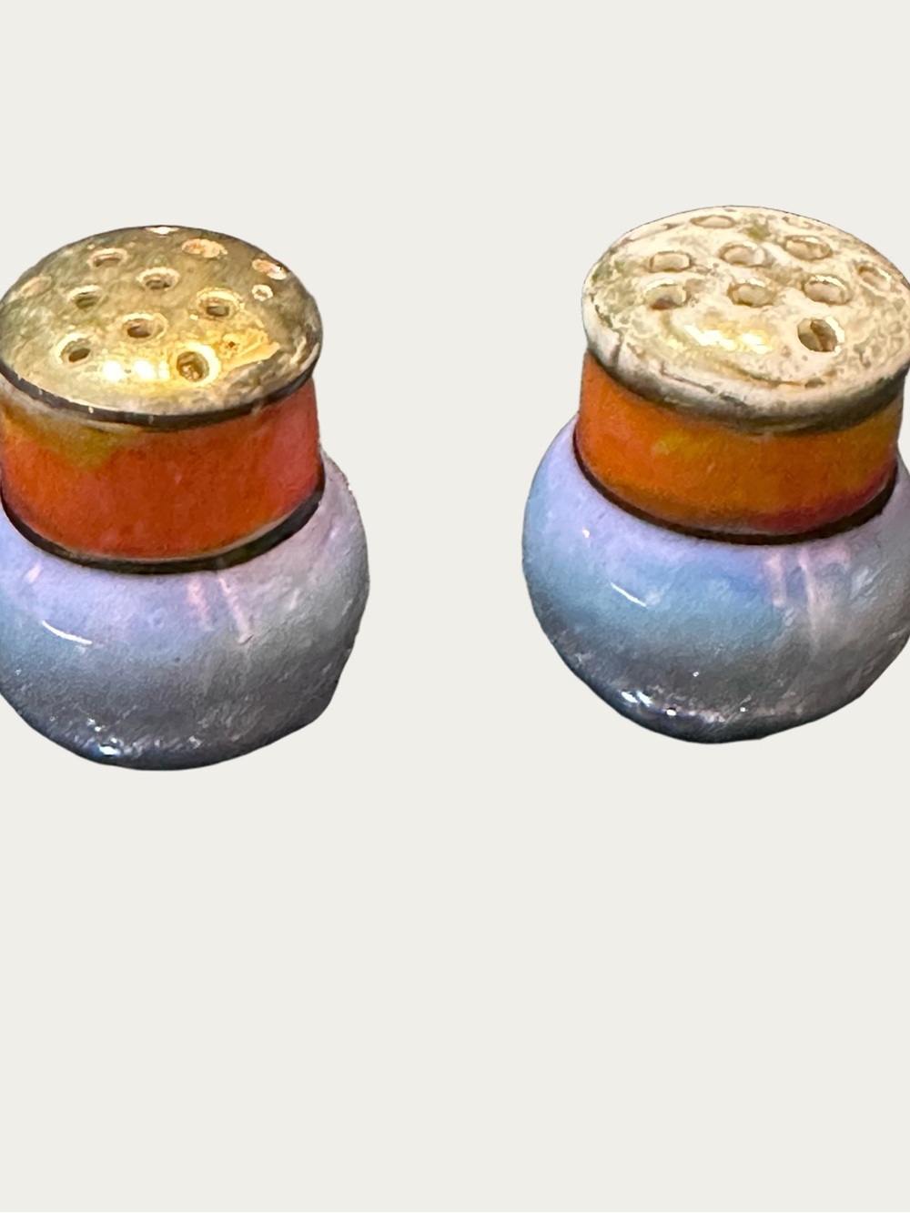 Miniature Hand Painted Made in Japan Salt & Pepper Shakers